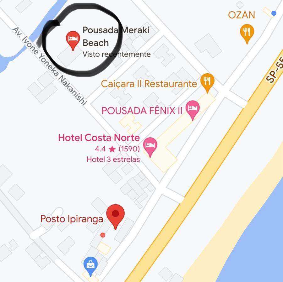 Pousada Meraki Beach Caraguatatuba Bagian luar foto